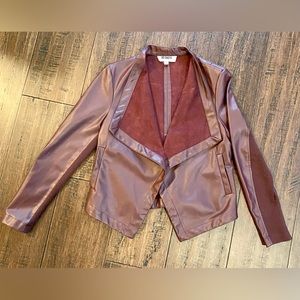 BB Dakota Faux leather jacket size small